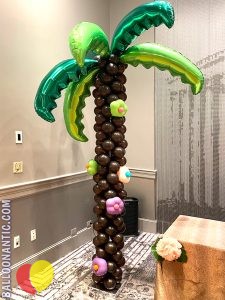 balloons palm tree sculpture - Balloonantics